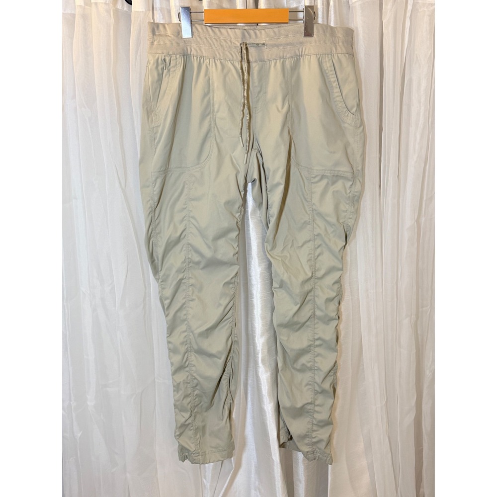 The North Face Aphrodite 2.0 Pants Womens XL Tan Ruched Hiking Joggers